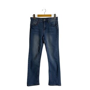 Silver Jeans Youth Girl's Benny Medium Indigo Straight Leg Denim Jean
